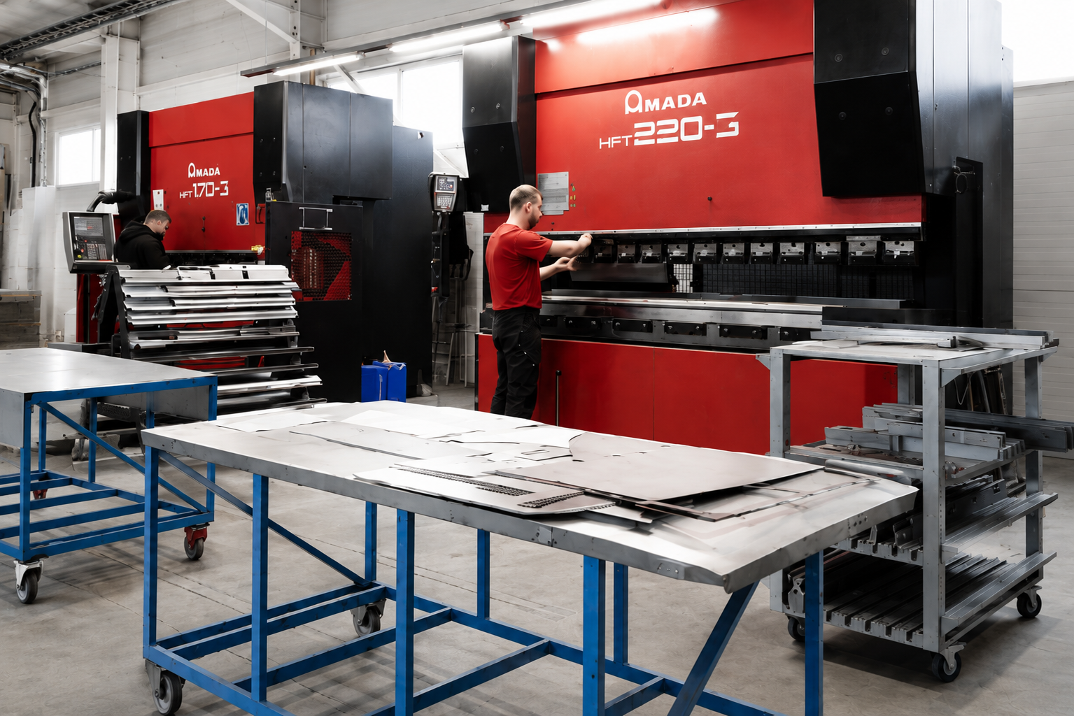 Amada HFT 220-3 painutuspink Abooki tootmises